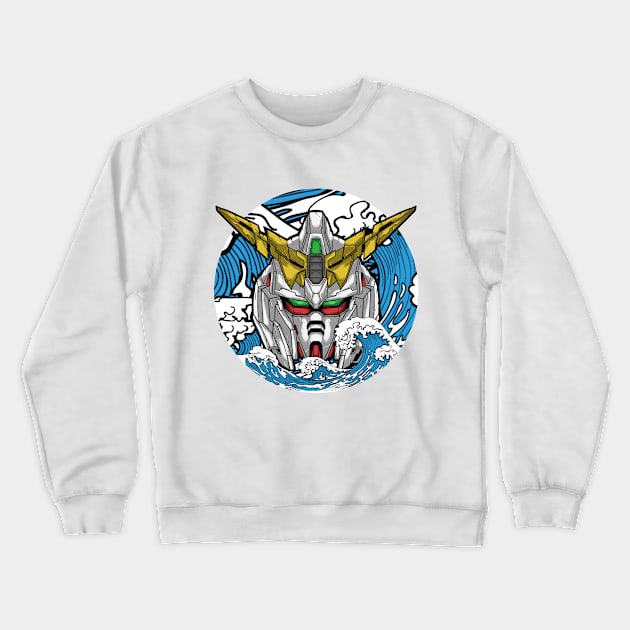 unicorn wave edition Crewneck Sweatshirt by Amartwork